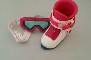 American Girl Ski Gear,  Goggles And One Boot Snow Clothes