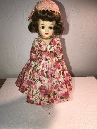 Vogue Jill Doll 1957 Dress,  Stand And Accessories Jointed Knees