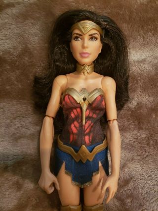 Wonder Woman Dawn Of Justice Barbie Doll 2016 Black Label Dc Comics Mattel 11.  5 "