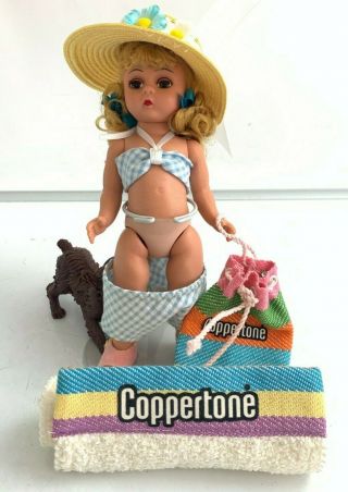 Coppertone Beach Set 8 " Doll By Madame Alexander 12110