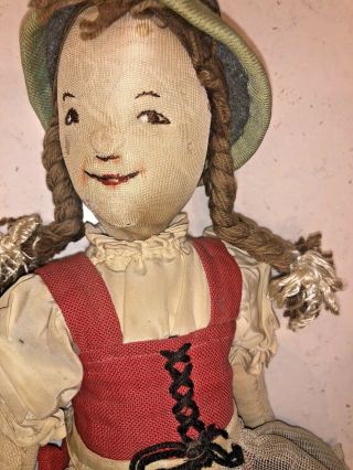 Vintage / Antique Handmade Hansel & Gretel dolls OOAK Pair Set RARE 3