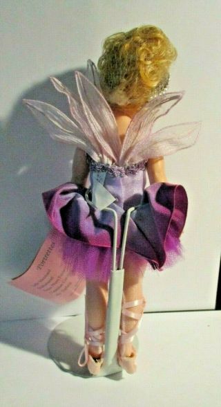 Madame Alexander Sugar Plum Fairie Fairy on Stand w Hang Tag 9.  5 