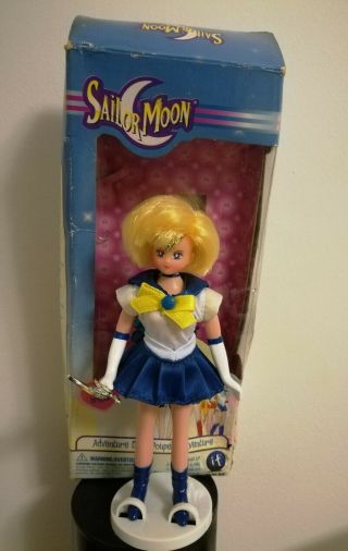 Sailor Moon Rare Sailor Uranus 6 " Pretty Face Irwin Doll W/ Sword & Stand