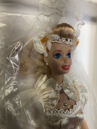 12” Mattel Barbie Doll Porcelain Star Lily Bride Wedding Limited 1st W/ Box