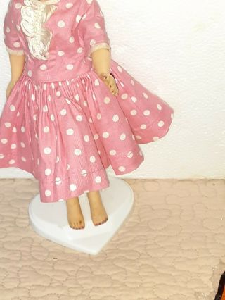 Vintage Little Miss Revlon Jill Doll Pink Loopy Dress