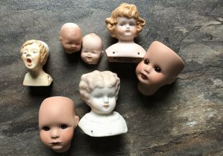 Elaine Campbell Heads And Other Doll Making Parts