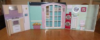 Barbie Folding Doll House My House 2007 - Great For Dioramas - Look@@