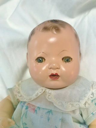 Vintage Early 1930s Mold 1 Effanbee Dy Dee Baby Doll 11 " Drink Wet