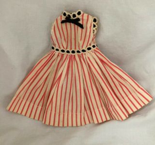 Vintage Vogue Tagged Jan Jill Outfit Red White Striped Dress