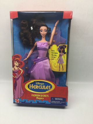 1996 Mattel Disney’s Hercules Fashion Secrets Megara Doll
