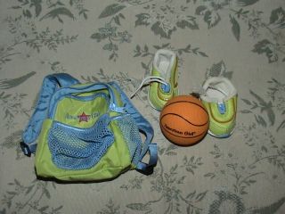American Girl Doll 2005 Basketball Sports Ball Outfit Clothes Set Backpack 3