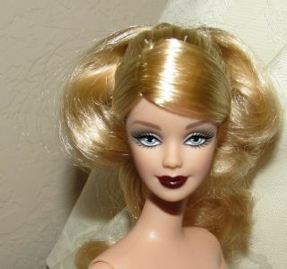 Nude Barbie Doll Duchess Of Diamond Blonde Hair Mackie For Ooak