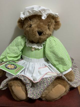 Vermont Teddy Bear Company Plush Fully Jointed Teddy 16 " Grandma Bear