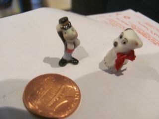 1/12 Scale Dollhouse Miniature " Jiminy Cricket And Fido "