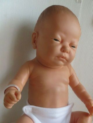 Berjusa Newborn Baby Boy Doll 20 " Movable Head Arms Legs Birth Certifica