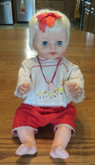 Vintage Baby Doll 20 " By Deluxe Reading Corp,  Good Cond.