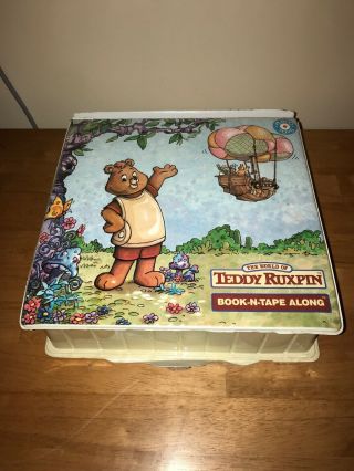 Teddy Ruxpin 1985 Book - N - Tape Along Case 6 Books And 6 Audio Cassettes