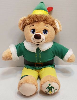 Build A Bear Buddy The Elf Plush Bab Outfit Christmas Buddy 2016 Retired 20 " Toy