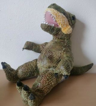 Build A Bear Dinosaur Green T - Rex Plush Toy 17 " Talking Roars