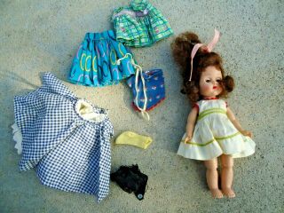 Vintage 1950’s Vogue Ginny Toy Doll W/ Clothing