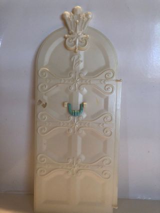 Barbie Princess Doll House Swan Lake Castle Replacement Door Pearl White