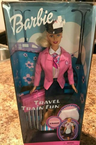 Mattel 2001 Barbie " Travel Train Fun " 55807