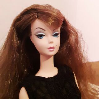 Silkstone Barbie Doll.  Long,  Brown Hair,  Redressed With.
