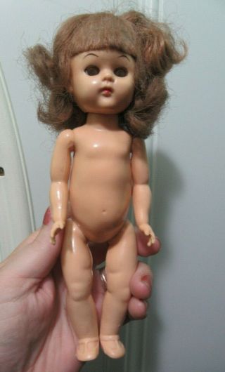 Vintage 8 " Hard Plastic Doll - Ginny Clone Friend - Pam - Lucy? Walker