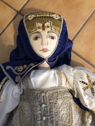 Lovely 30” Russian Cloth Doll Alexandra Moscow by Sasha Kukinova 2