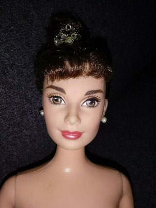 Barbie Nude Audrey Hepburn Breakfast At Tiffanys Barbie Celebrity Doll For Ooak