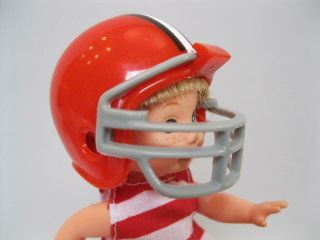 Fits Kelly Doll Tommy Boy & Friends Clothes Nfl Football Red Sports Helmet