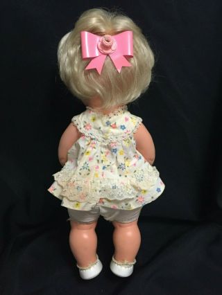 Vintage 1960 ' s Mattel Baby Tender Love 15 In.  Doll - Talks,  Drinks Wets 3 DAY 2