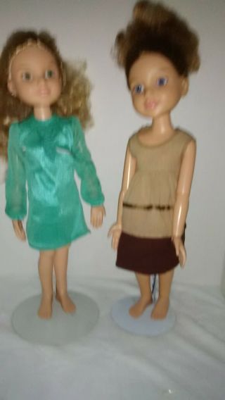 Bfc Ink Best Friends Club 18 " Kaitlin And Addison Articulated Dolls