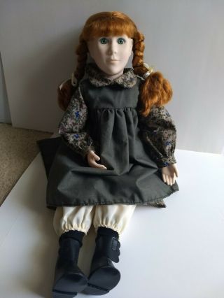 Anne of Green Gables doll 1989 MacDonald Yvonne Richardson vinyl and cloth 18 