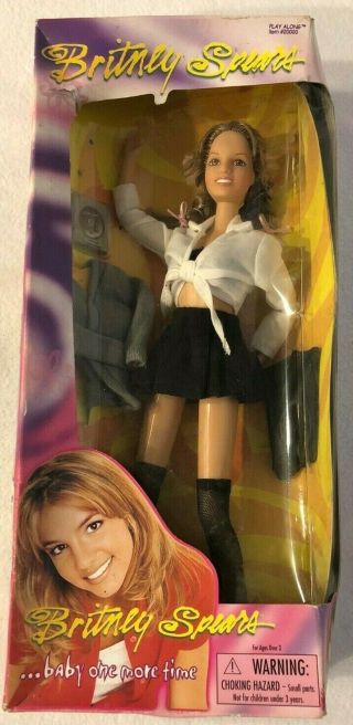 Britney Spears Doll Baby One More Time Play Along School Girl 1999 -