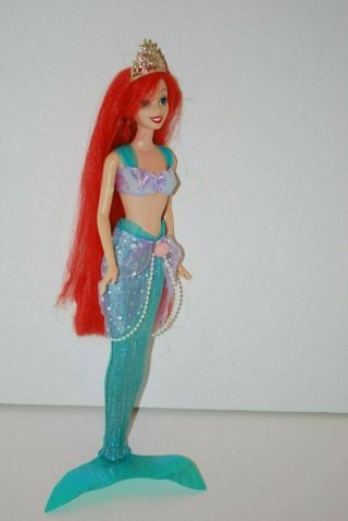 Disney Store The Little Mermaid Princess Ariel 12 " Doll Sparkle Skirt Unique