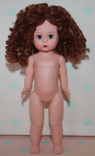 8 " Madame Alexander Ma Nude Dress Me Doll Red - Head With Spiral Hair