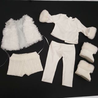 American Girl Doll Winter White Outfit Truly Me (a14 - 15)