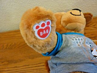 Build A Bear Puppy Dog Brown/Dark Brown Ears and around Eye Star War BB - 8 Shirt 3