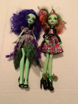 Monster High Doll Amanita Nightshade Venus Mcflytrap Gloom & Bloom Mattel 2011