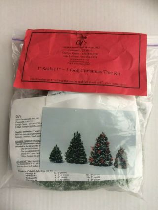 Dollhouse Miniature Christmas Tree Kit 1:12 Scale