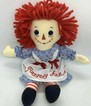 Raggedy Ann Classic Doll 12 " Handmade By Aurora