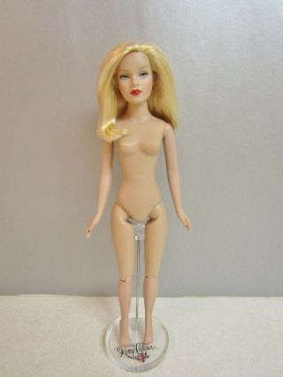Tonner 10 " Tiny Kitty Nude Doll Blonde Hair Blue Eyes