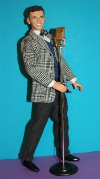 Articulated Frank Sinatra Blue Eyes Out Of Box W Microphone Barbie Doll