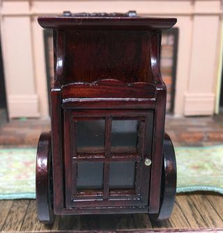 Fantastic Merchandise Dollhouse Miniature Fine Carved Tea Cart Furniture 3