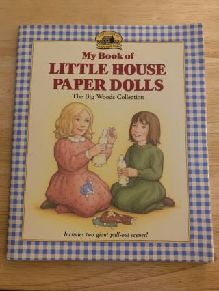 Little House Paper Dolls - Giant Pull - Out Scenes - Laura Ingalls Wilder - 1995