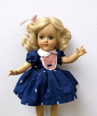 Retired Tonner Effanbee All American Toni Doll 14 Inch Hard Plastic