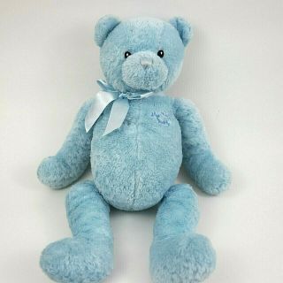 Baby Gund My First Teddy Bear Blue Satin Ribbon 14 Inches
