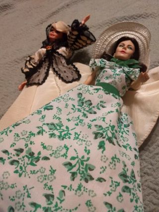 Two Gone With The Wind Dolls Barbie And World Doll