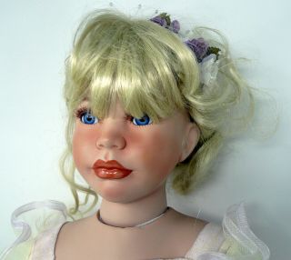 30 " Penelope Paradise Galleries Porcelain Large Doll Blonde Bride